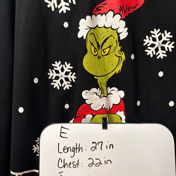 THE GRINCH NAUGHTY LIGHTED CHRISTMAS PULLOVER SWEATSHIRT SIZE L - Picture 9 of 9